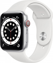 Apple Watch Series 6 (GPS+Cellular) Silver Aluminum Case with Sport Band
