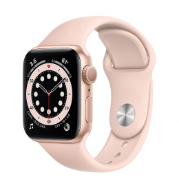 Apple Watch Series 6 (GPS+Cellular) Gold Aluminum Case with Sport Band
