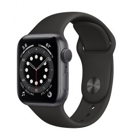 Apple Watch Series 6 (GPS) Space Gray Aluminum Case with Sport Band